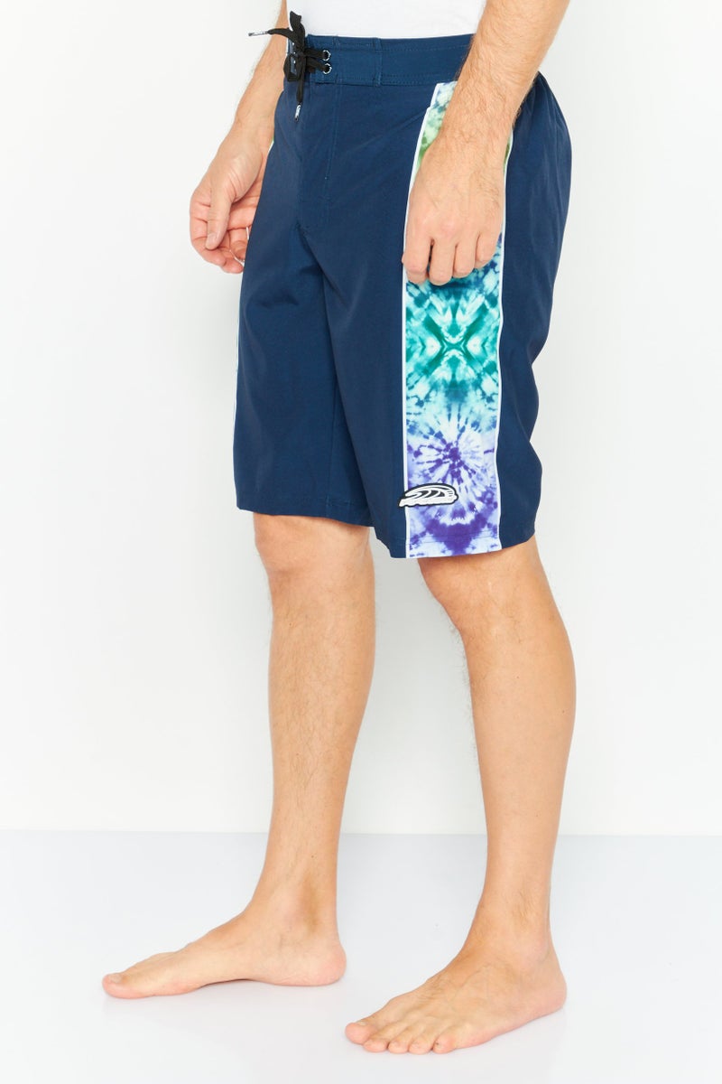 Men Swimwear Board Short, Navy Combo