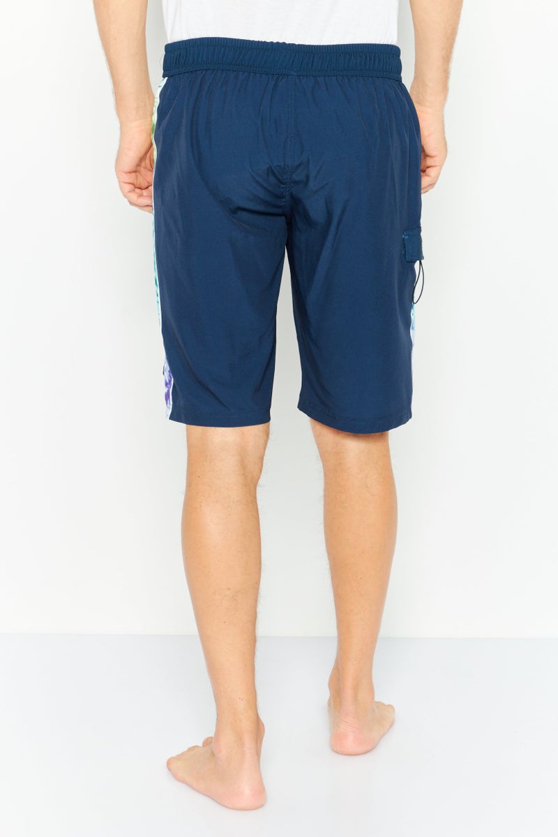 Men Swimwear Board Short, Navy Combo