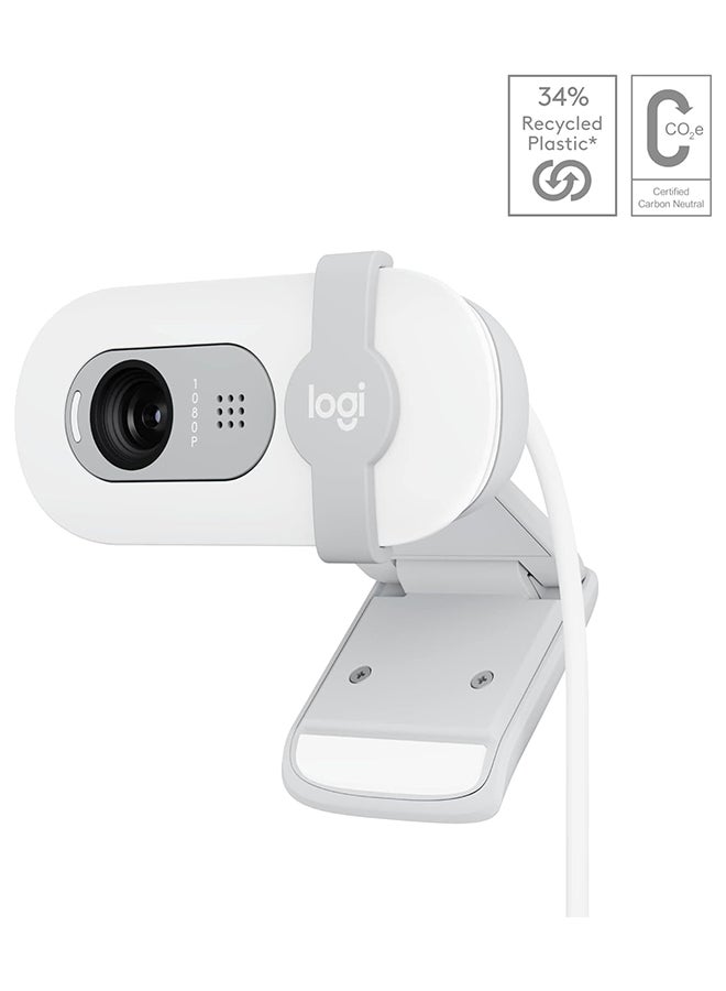 Brio 100 Full HD Webcam USB White