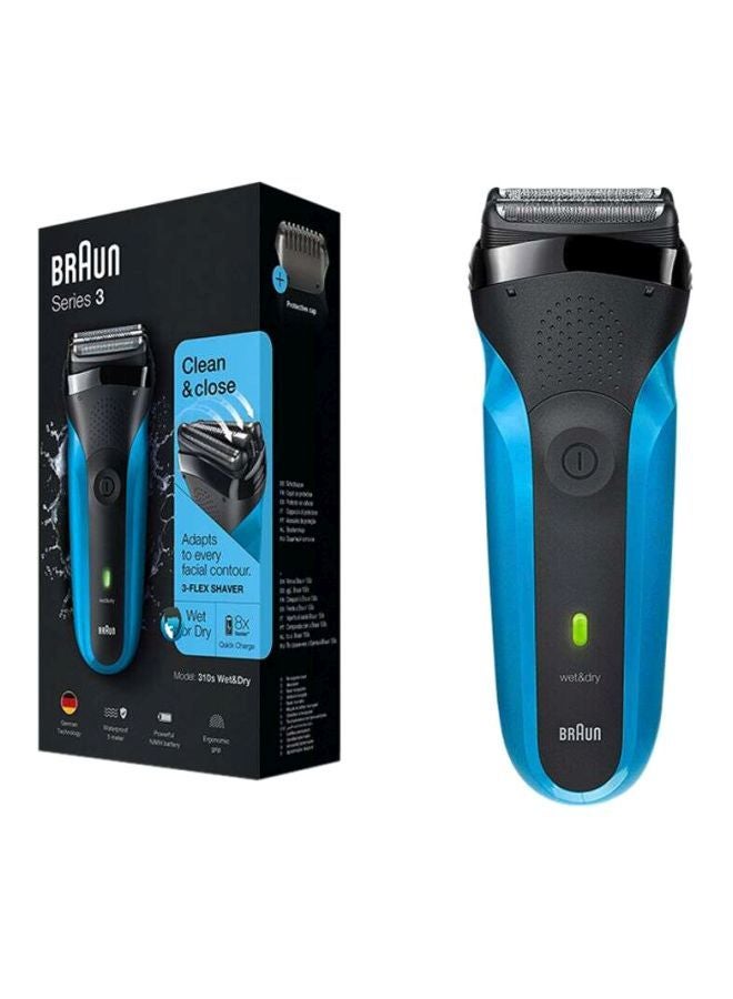 Series 3 Wet And Dry Shaver Blue/Black