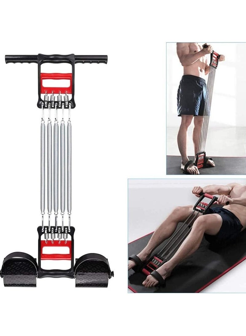 Chest Expander Pull Stretcher Three Purpose Spring Chest Expander Ideal Home Fitness Equipment For Strengthening Chest Arms And Shoulders