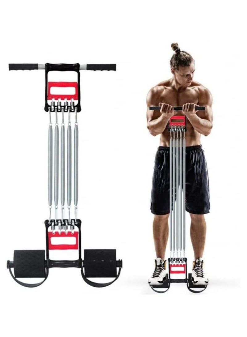 Chest Expander Pull Stretcher Three Purpose Spring Chest Expander Ideal Home Fitness Equipment For Strengthening Chest Arms And Shoulders