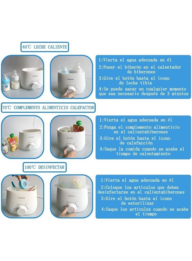3 - In - 1 Baby Bottle Warmer With Accurate Temperature Control - Electric Steam Steriliser