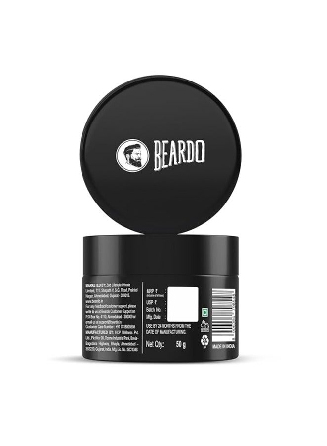 Beardo PurpleX Teeth Whitening Powder, 50g | Stain Removal and Teeth Whitening Solution | Enamel Safe | Prevents Bad Breath | With Papain and Bromelain Enzymes for Stain removal | Peroxide Free