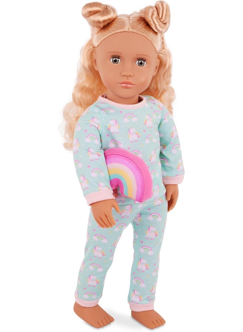 Gillian 18-Inch Doll & Outfits Set Double The Dress-Up Fun And Imaginative Play Soft Body With Movable Limbs, Fabric Clothing Age 3 Years And Up