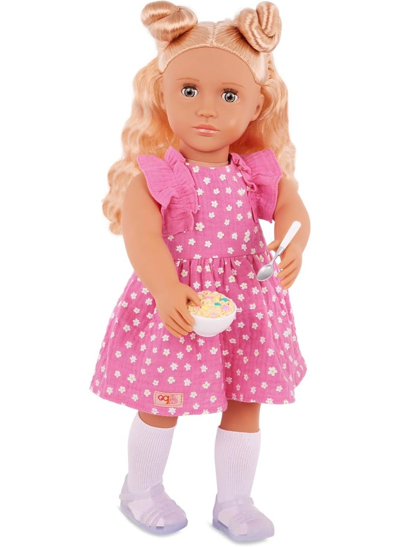 Gillian 18-Inch Doll & Outfits Set Double The Dress-Up Fun And Imaginative Play Soft Body With Movable Limbs, Fabric Clothing Age 3 Years And Up