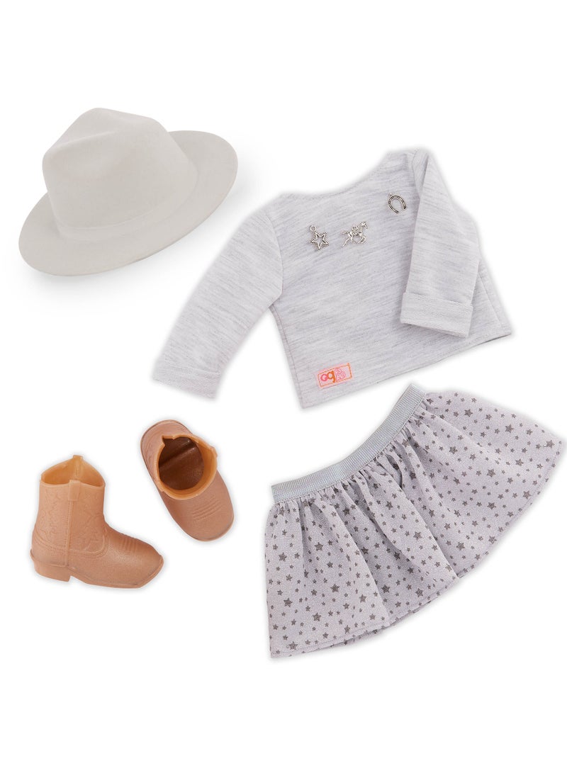Abigale 18 Inch Doll With Brimmed Hat And Country Outfit Equestrian Style And Fun Dress-Up Soft Body With Movable Limbs, Fabric Clothing Age 3 Years And Up