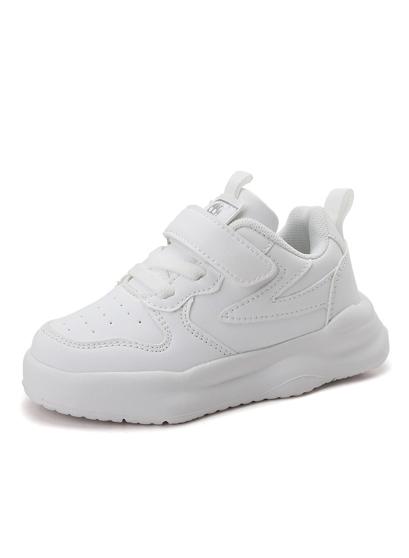 Sky View Unisex-Child White Shoes Breathable Sneakers for Boys Girls Lightweight Running Shoes Kids Toddler/Little Kid Gym Shoes