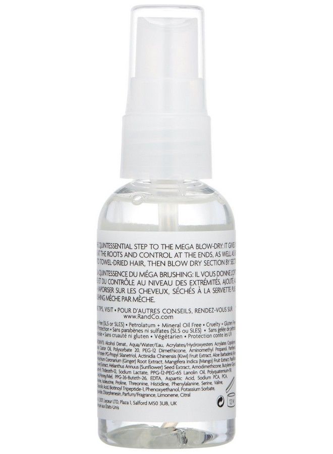 Dallas Thickening Spray Travel | Blow Out Spray For Volume + Body + Shine | Vegan + Crueltyfree | 1.7 Oz