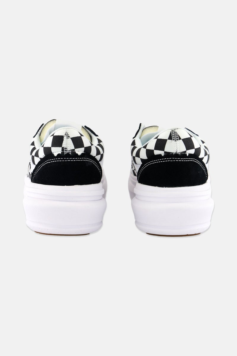 Kids Boy Old Skool Over Lace Up Shoes, Black/White