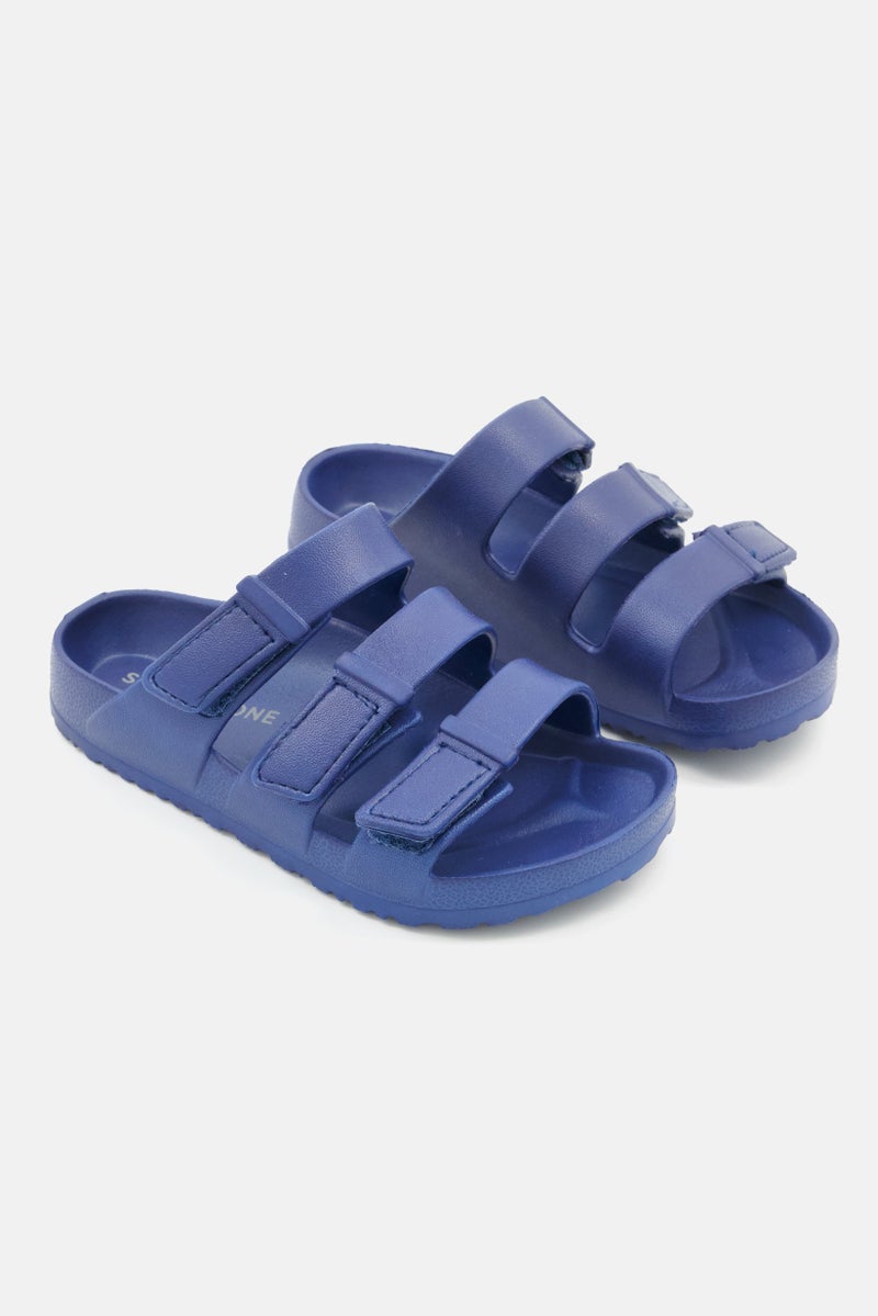 Toddlers Boy Slip On Slipper, Navy