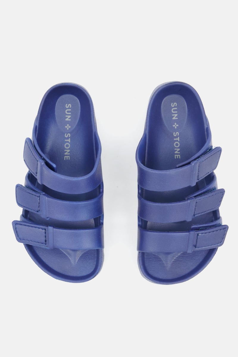 Toddlers Boy Slip On Slipper, Navy