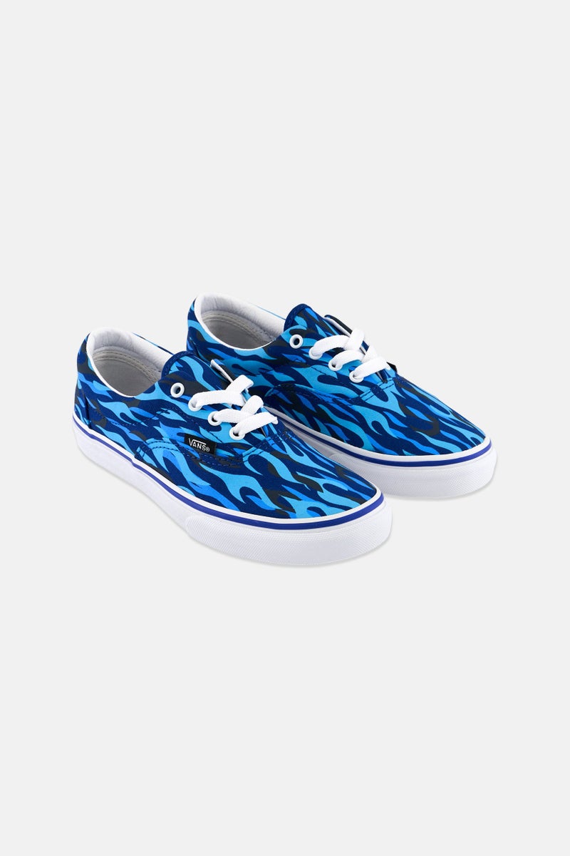 Kids Boy Era Lace Up Shoes, Blue