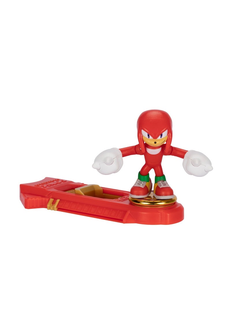 Sonic The Hedgehog Versus Pack With Sonic And Knuckles, Mini Collectable Battling Action Warriors, 2.25 Inches Contains 2 Battle Controllers Â€Ž6 - 15 Years