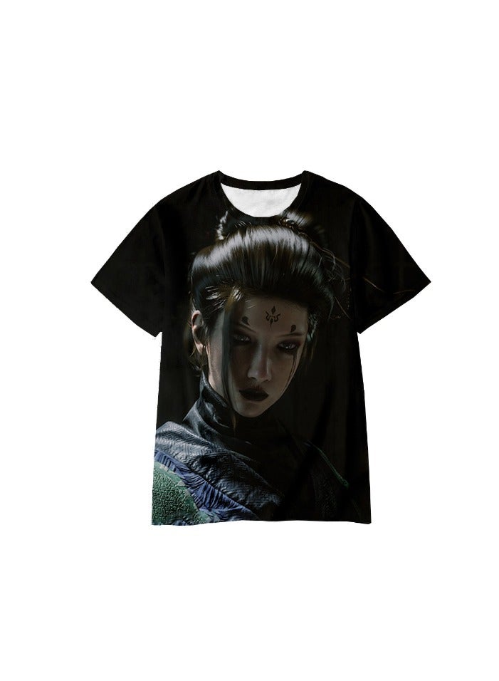 Black Myth Wukong Game Quick Drying Short Sleeved T-shirt for Men And Women