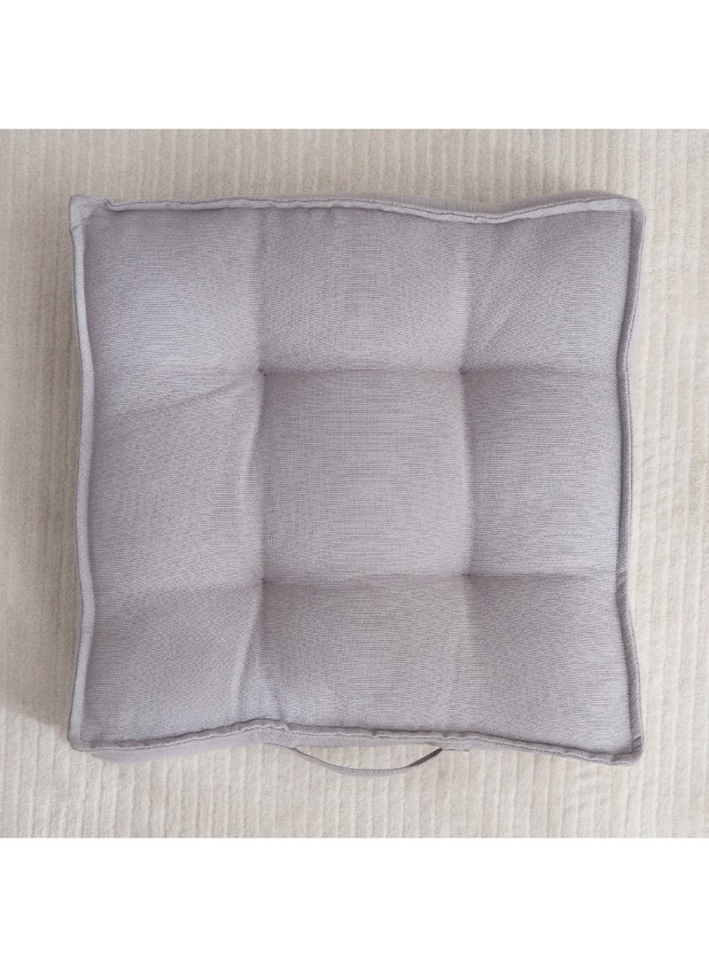 Atlanta Ezra Ribbed Floor Cushion 48 x 10 x 48 cm