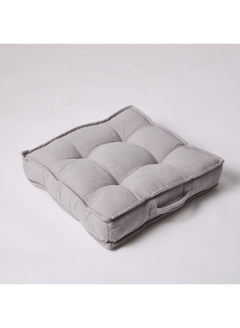 Atlanta Ezra Ribbed Floor Cushion 48 x 10 x 48 cm