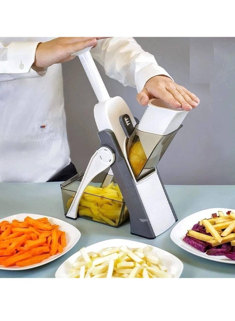 Vegetable Cutter Safe Mandoline Slicer TikTok Adjustable Vegetable Chopper Multi purpose Food Vegetable Slicer for Kitchen