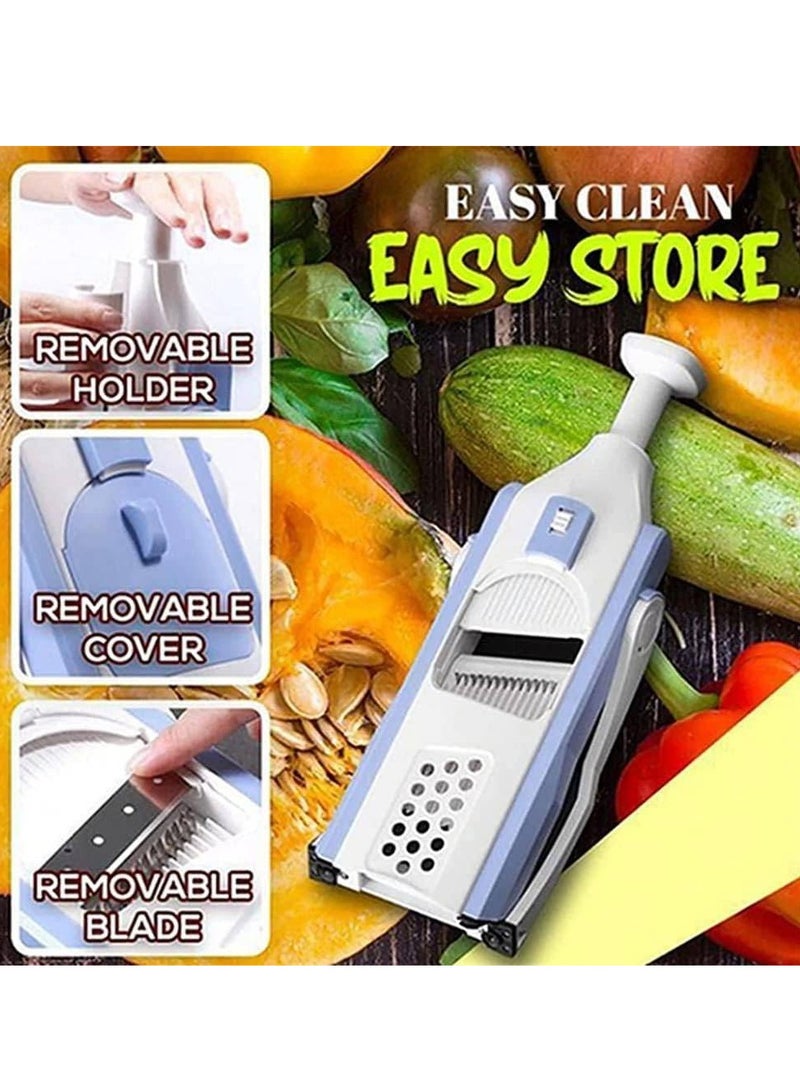 Vegetable Cutter Safe Mandoline Slicer TikTok Adjustable Vegetable Chopper Multi purpose Food Vegetable Slicer for Kitchen