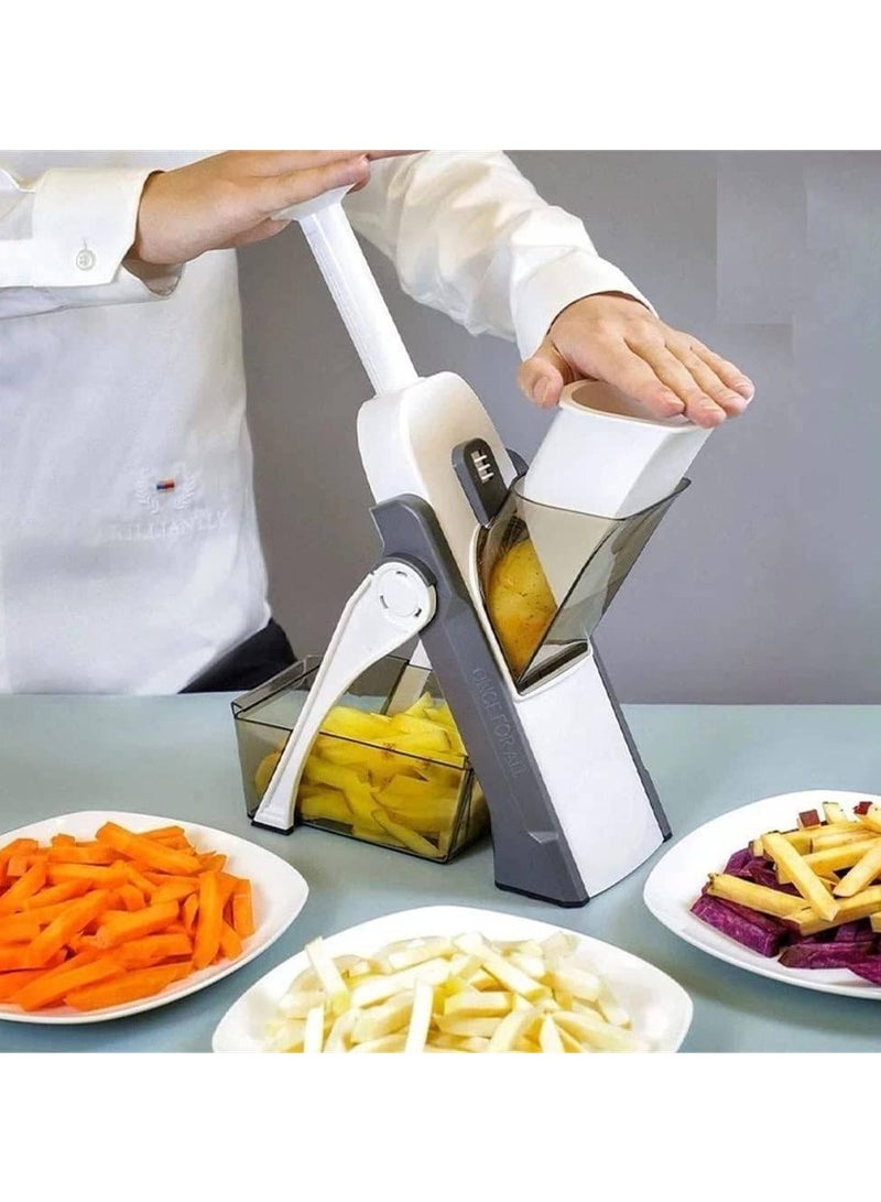 Vegetable Cutter Safe Mandoline Slicer TikTok Adjustable Vegetable Chopper Multi purpose Food Vegetable Slicer for Kitchen