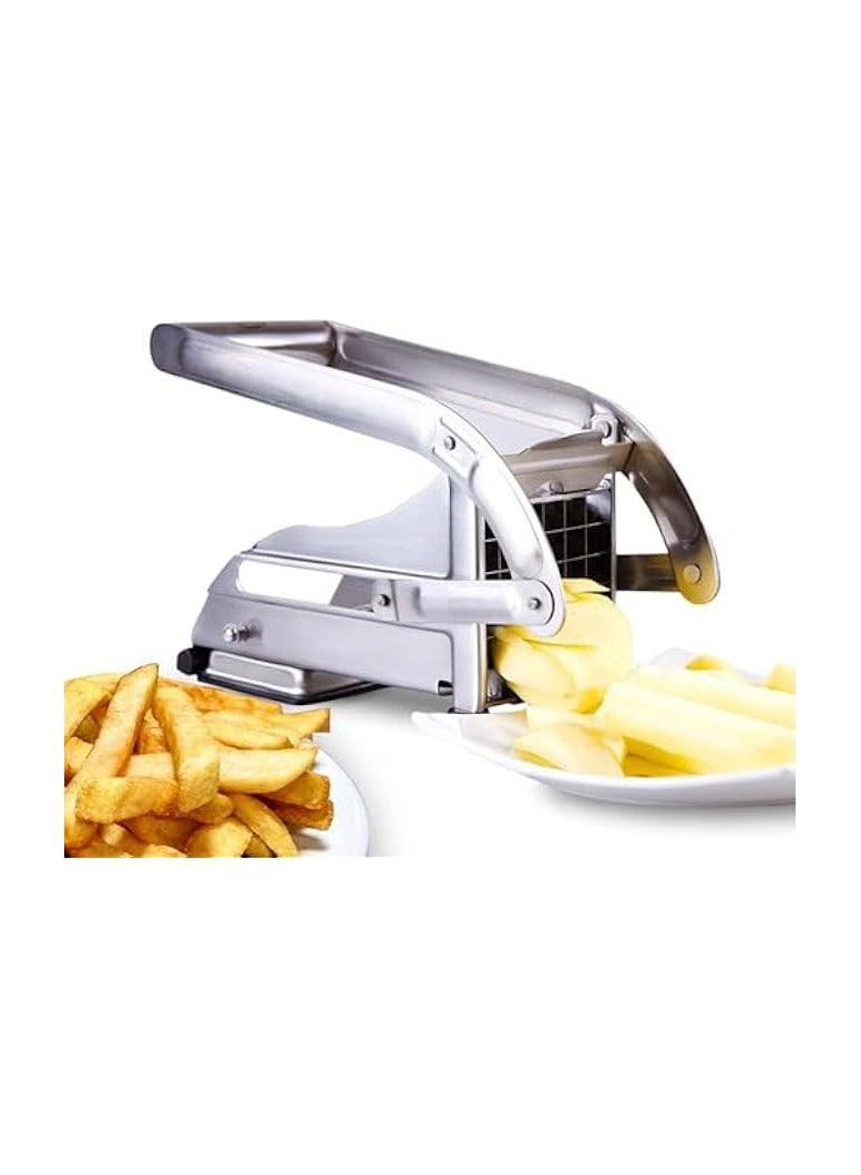 French Fry Cutter, 2-blade Potato Slicer, French Fry Cutter For Potatoes with Non-slip Suction Lock Technology