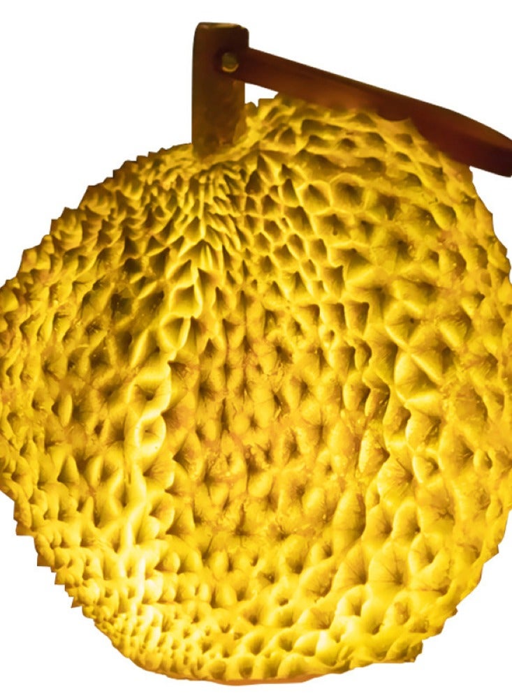 Outdoor Waterproof Simulation Durian Lamp Garden Fruit Decorative Lamp Creative Modeling Decorative Sculpture Lamp Art Travel Lighting Lamp