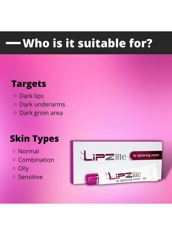 Lipzlite Lip Lightening Cream (Pack Of 2)