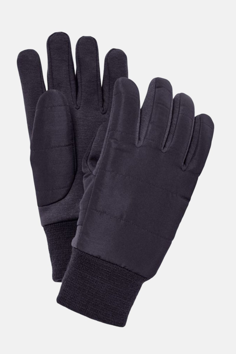 Men Knitted Gloves, Dark Blue