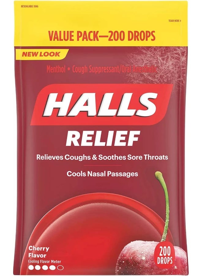 Cherry Cough Suppressant Drops, 200 Ct.