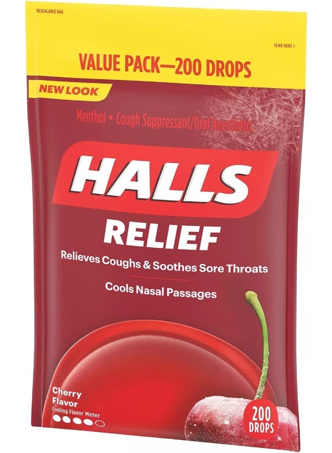 Cherry Cough Suppressant Drops, 200 Ct.