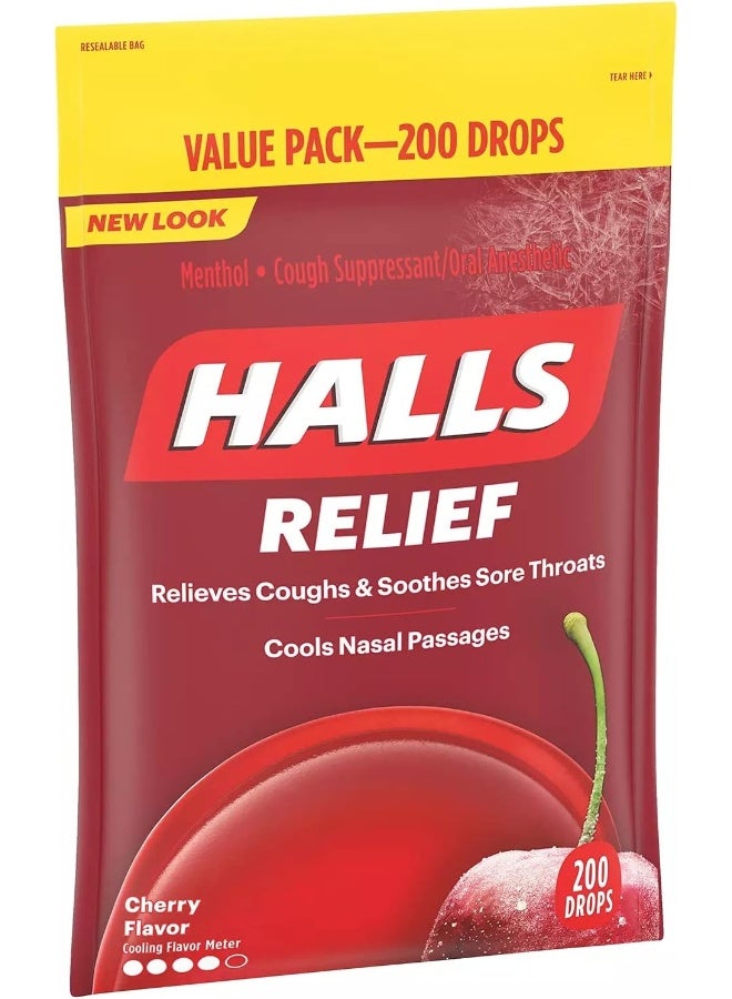 Cherry Cough Suppressant Drops, 200 Ct.