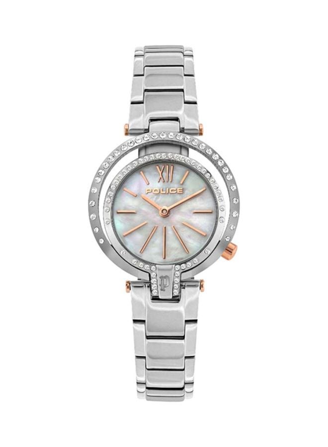 Women's Aranui Round Shape Stainless Steel Analog Wrist Watch 30 mm - Silver - PL.15697LS-28M