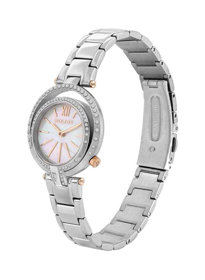 Women's Aranui Round Shape Stainless Steel Analog Wrist Watch 30 mm - Silver - PL.15697LS-28M