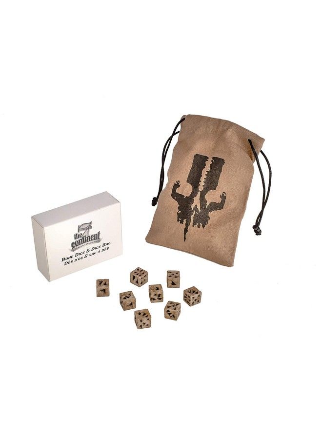 The 7Th Continent Bone Dice And Dice Bag Accessories