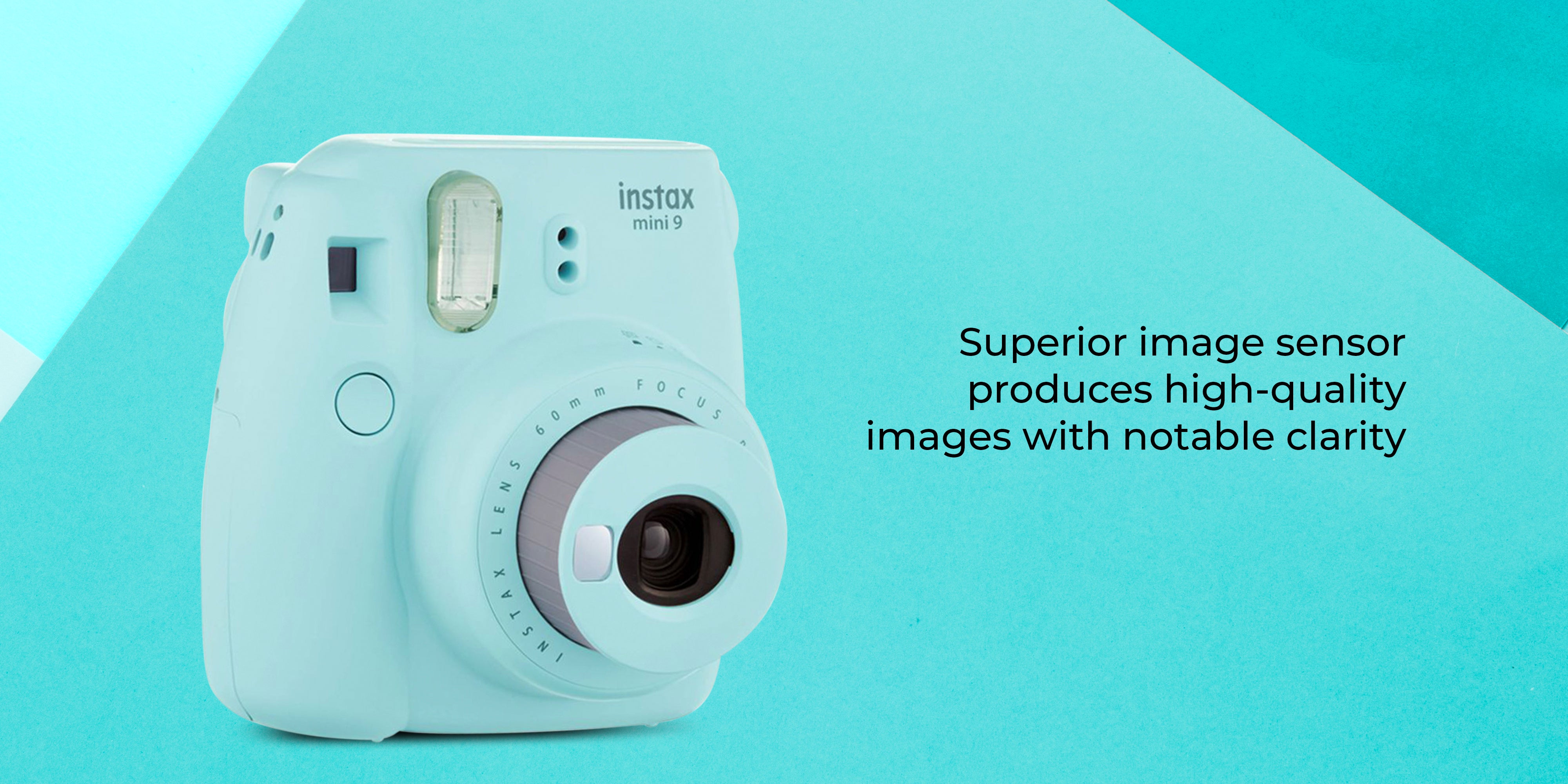Instax Mini 9 Instant Film Camera With 10 Film Sheets