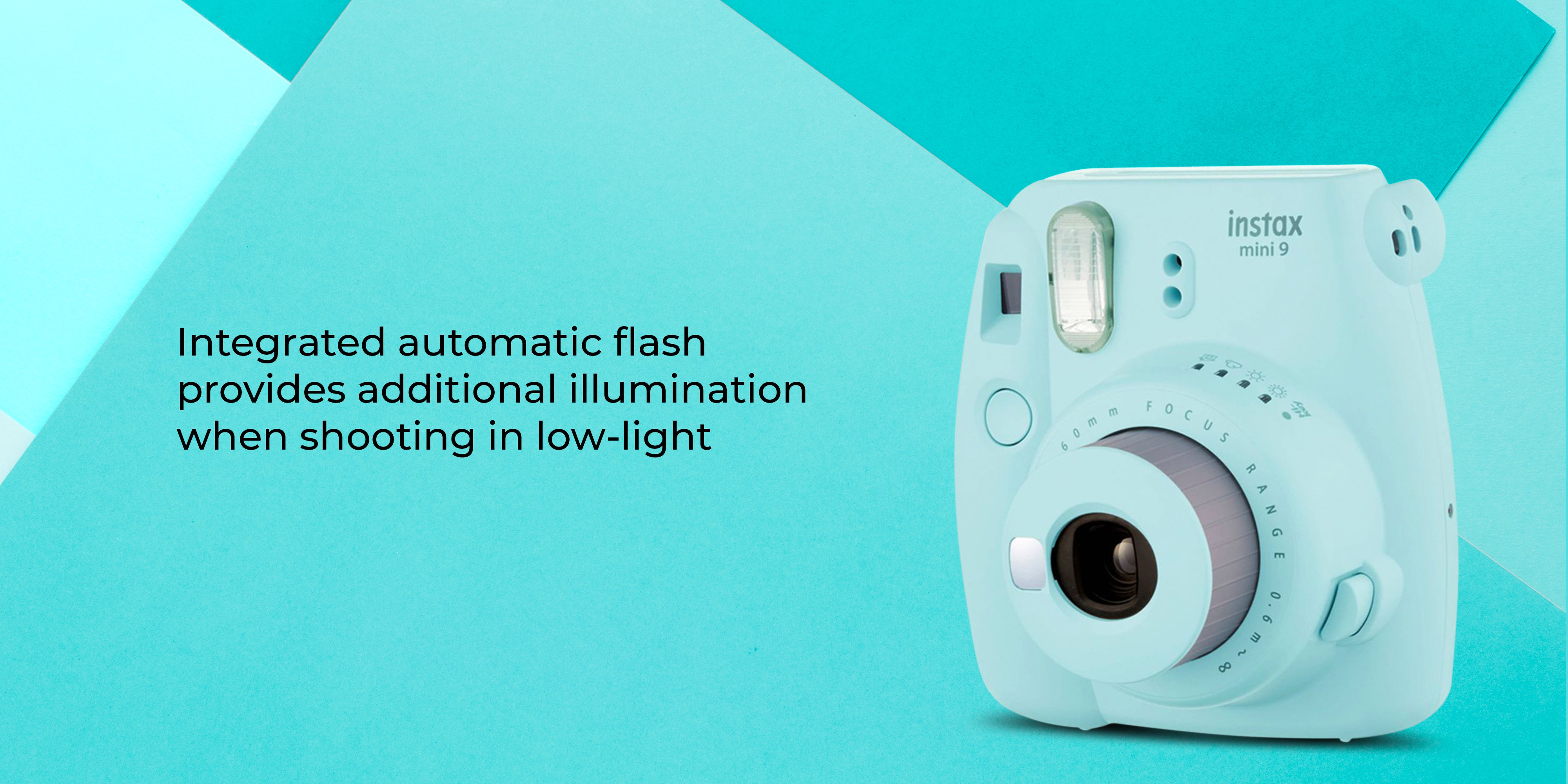 Instax Mini 9 Instant Film Camera With 10 Film Sheets