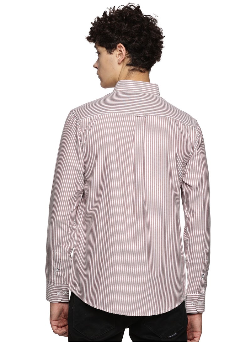 Men's Button Down Shirt | Casual Slim Fit Shirt | Long Sleeve Oxford Shirts For Men | Smart Fit Cuff