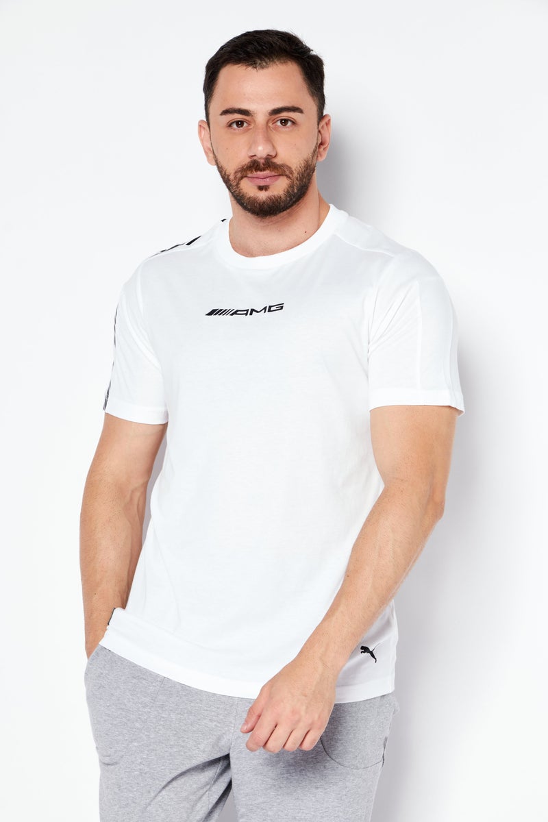 Men Sportswear Fit Short Sleeves Training T-Shirt, White