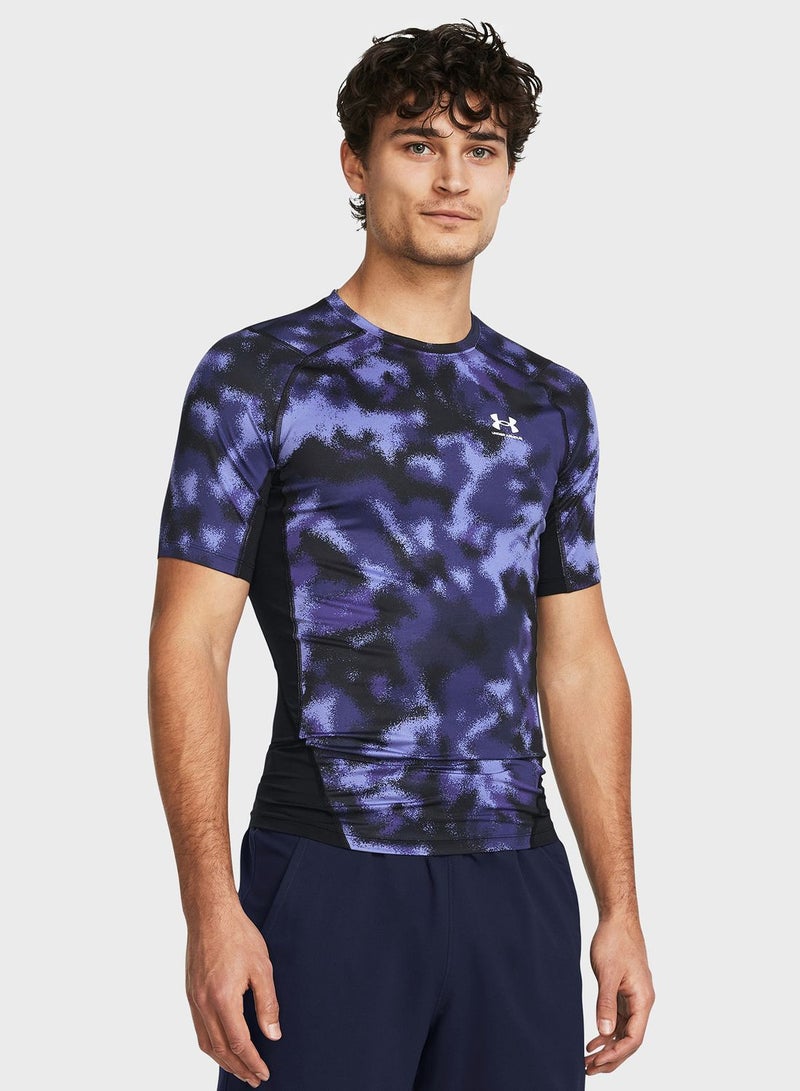 Heatgear Armour Printed Compression T-Shirt