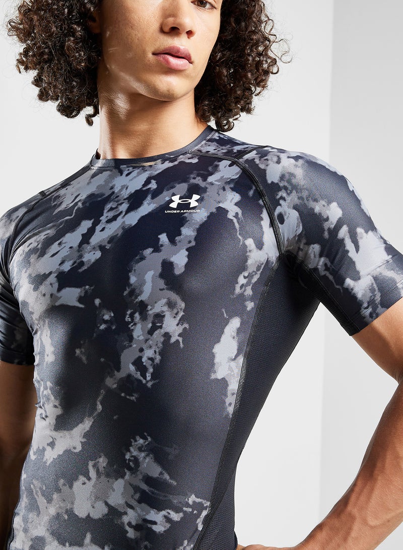 Heatgear Isochill Printed Compression T-Shirt