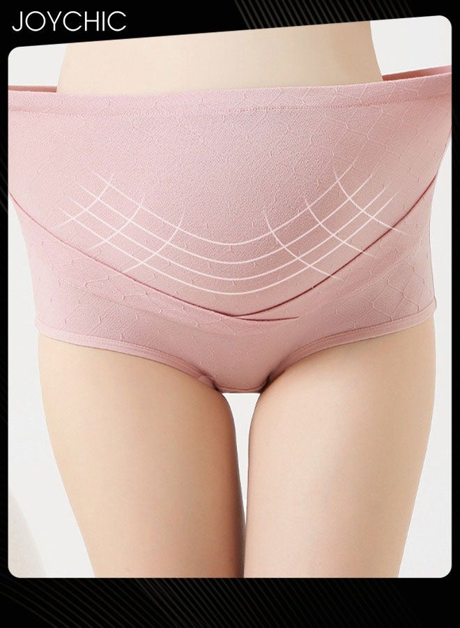 3 Pack High Waist Design Pregnant Women Panties Full Belly Support  Comfty Breathable Pure Cotton Briefs Antibacterial Moisture Wicking