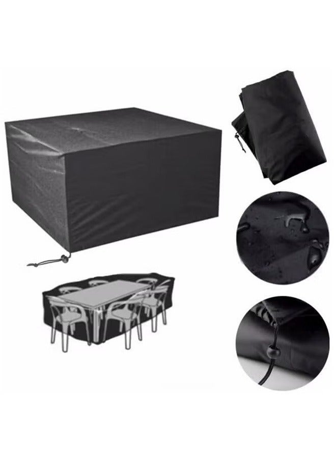 Outdoor Patio Furniture Cover Black