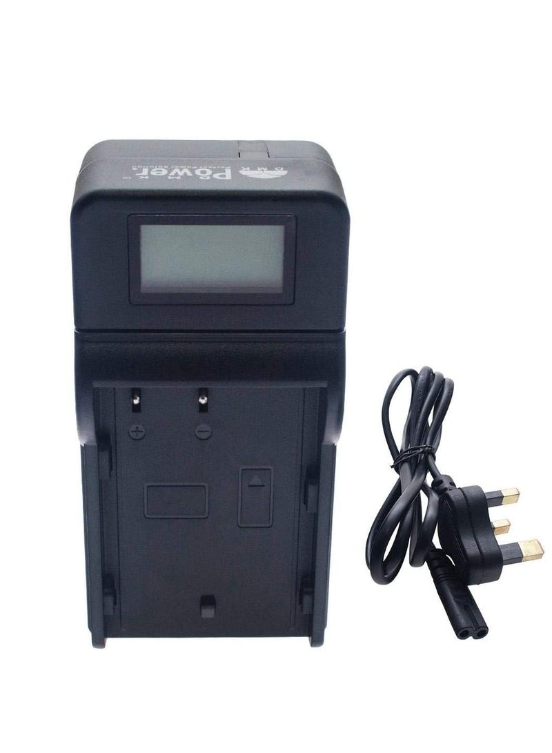 DMK Power CGA-S007C TC1000 LCD Battery Charger Compatible with Panasonic TZ3 TZ2 TZ4