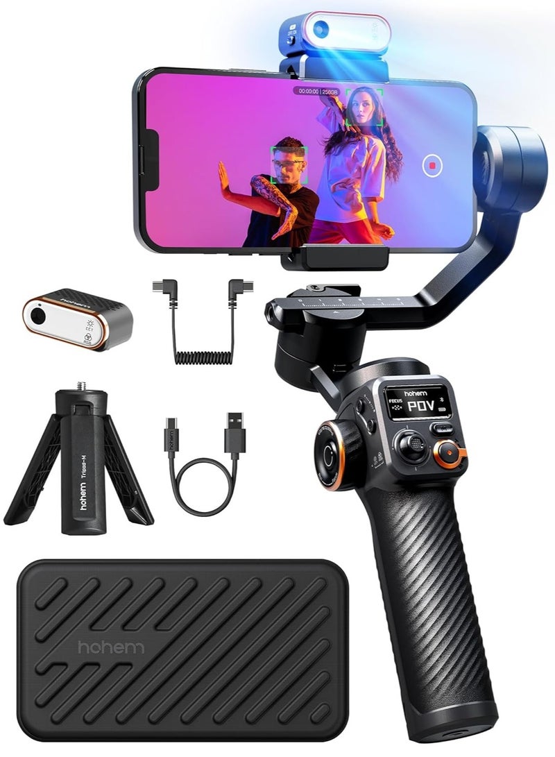 M6 Kit Gimbal for Smartphone AI Tracking Light Kit