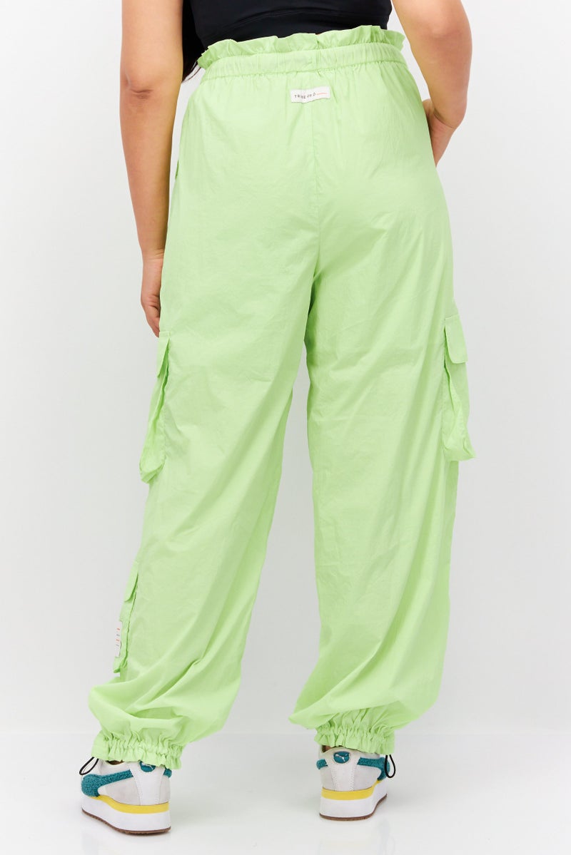 Women Sportswear Fit Training Sweatpants, Lime Green