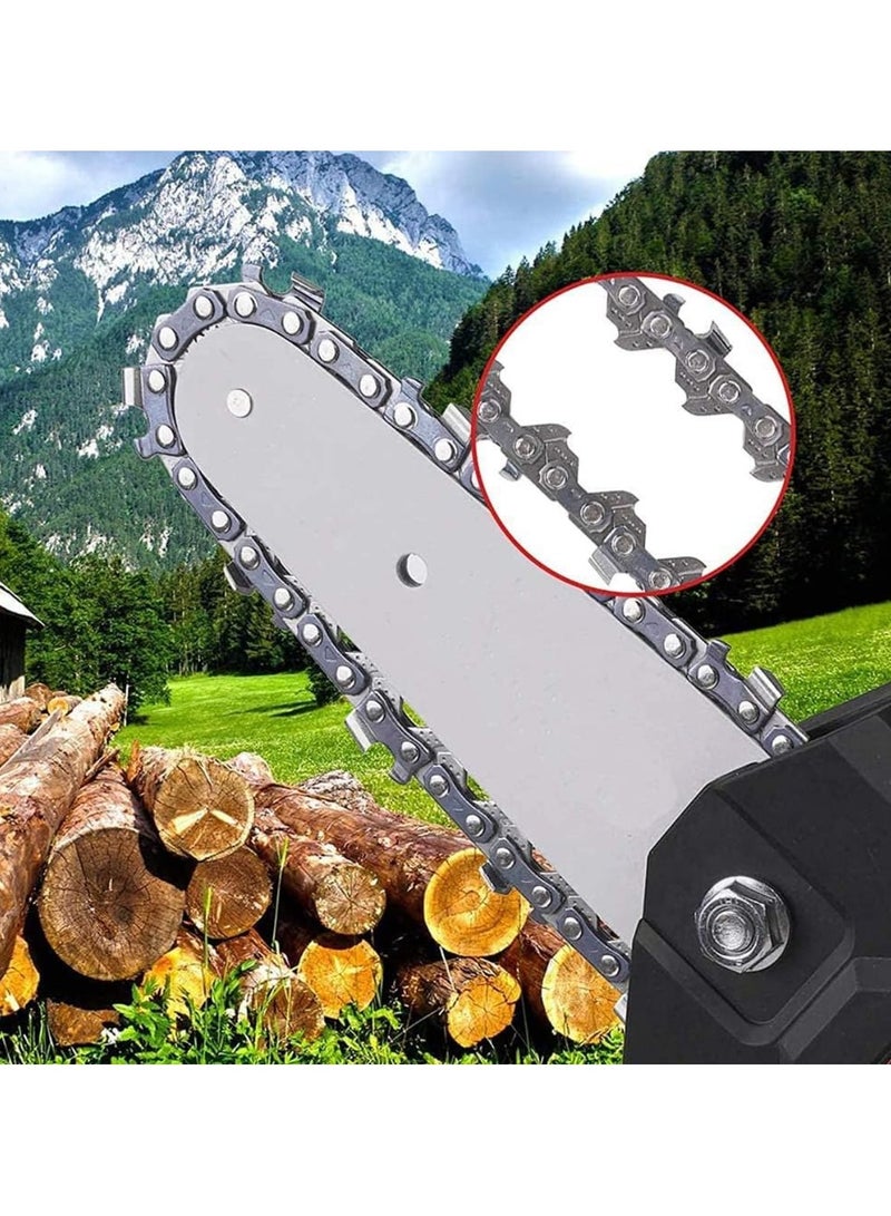 Cordless Chainsaw One Hand 6 Inch Small Chain Saw With 21V Rechargeable Battery Portable Cutting Tool For Tree Branch Trimming Wood Gardening Mini Electric Chainsaw Kit, Adjustable Speed