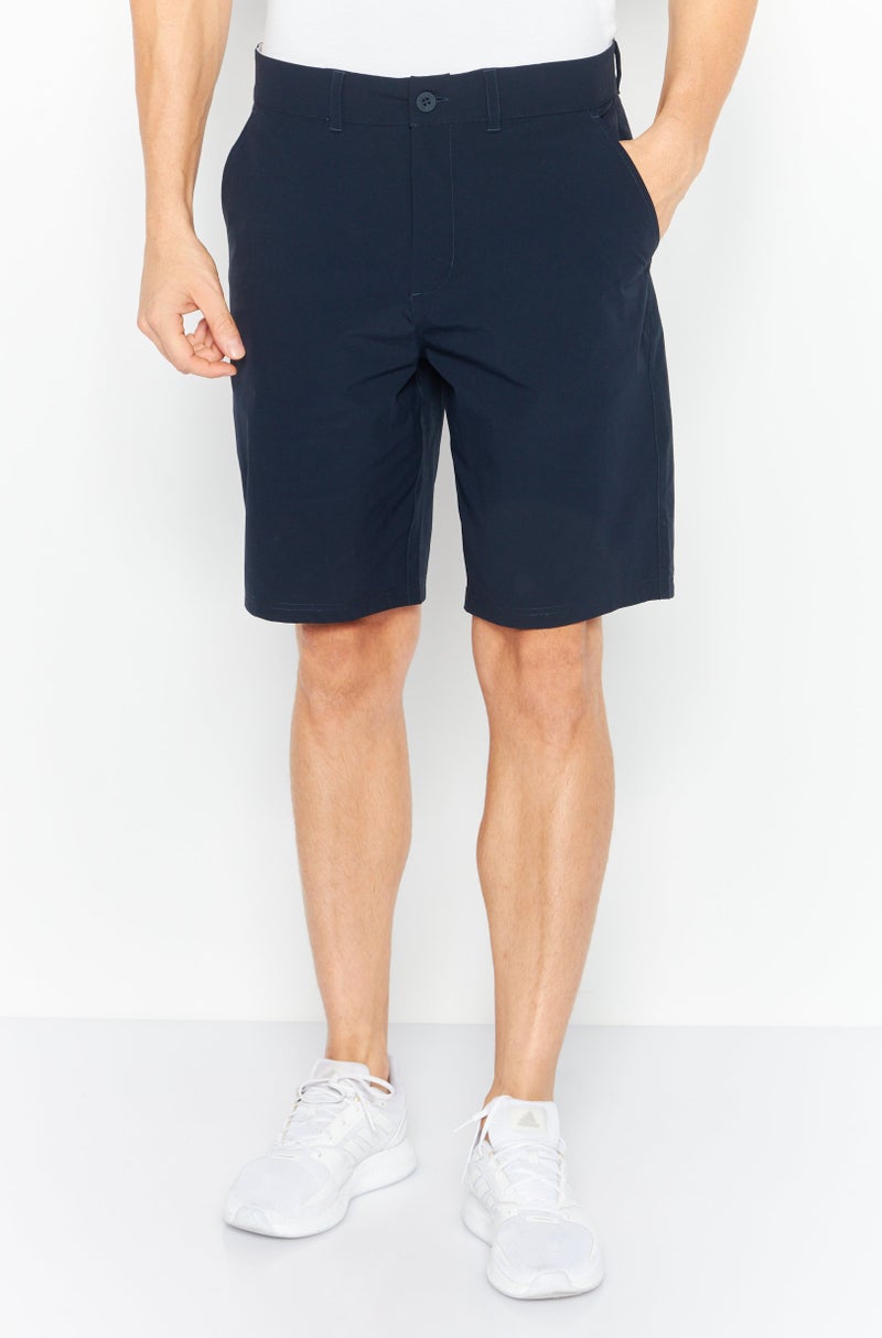 Men Sportswear Fit Brand Logo Golf Shorts, Dark Navy