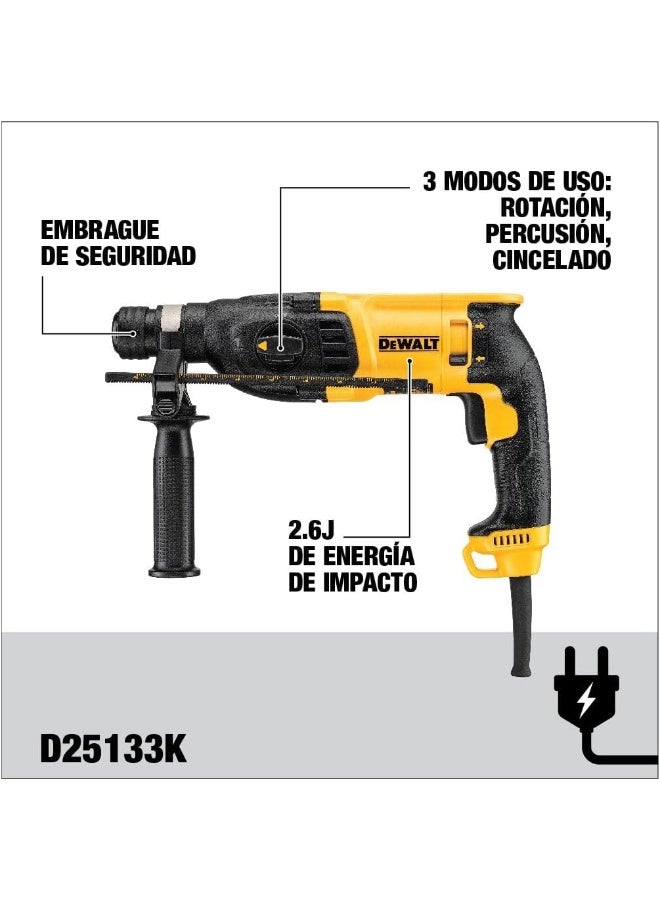 Dewalt D25133K-Qs-Martillo  800 W  230 V