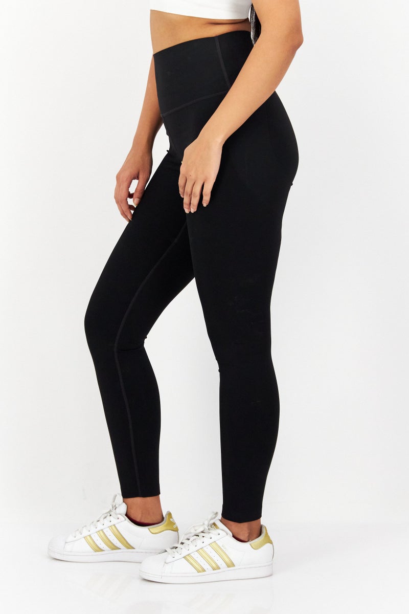 Women Sportswear Fit Plain Training Tight, Black