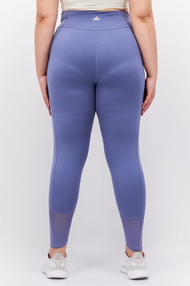 Women Sportswear Fit Pull On Training Tights, Blue